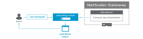 aaad.debug モジュールを使用したデバッグプロセス