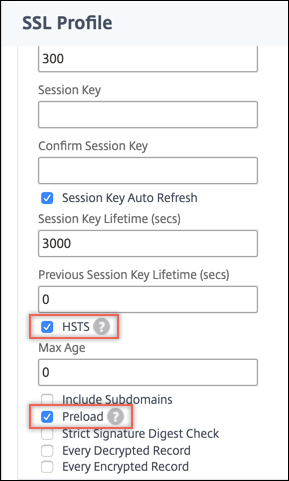 Enable HSTS