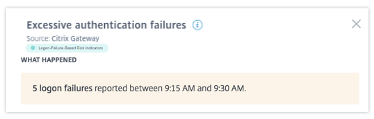 Excessive authentication failures what happened