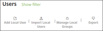 User group management