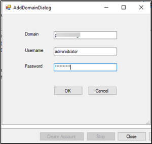 Image of verifying credentials for untrusted domain