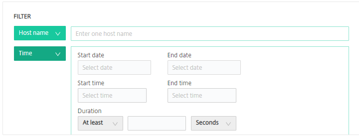 Image of adding the time filter