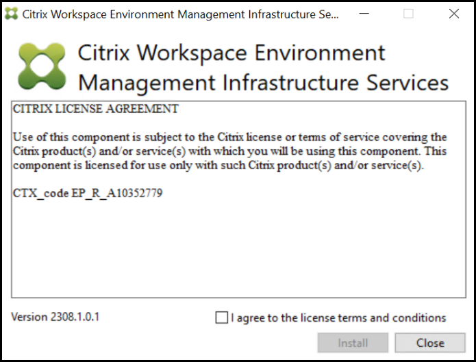 WEM license agreement infrastructure services
