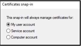 Image of Windows Add or Remove Snap-ins