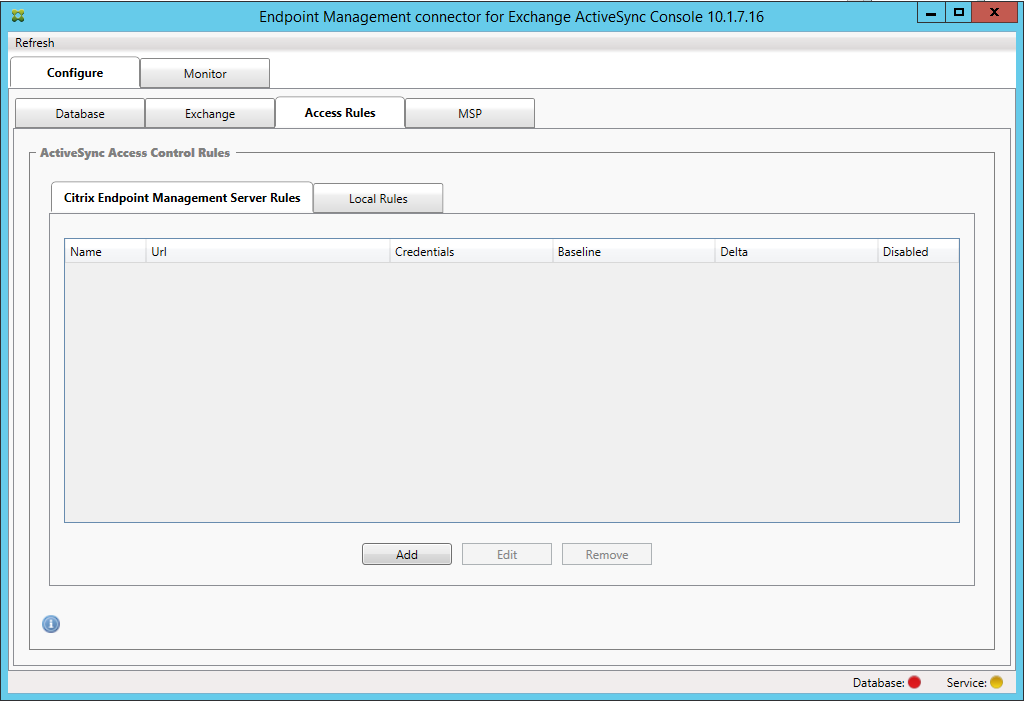 Image of Endpoint Management connector for Exchange ActiveSync rules