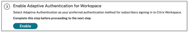 Enable authentication