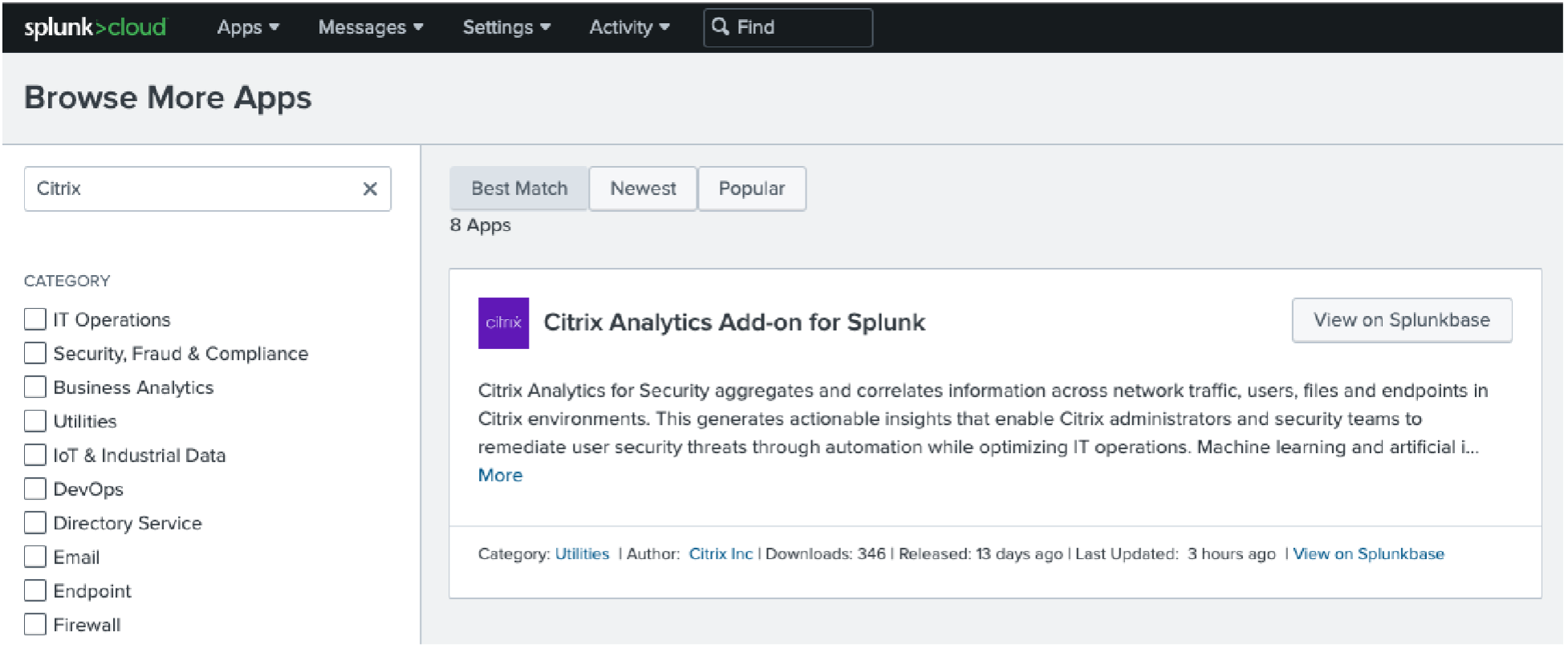 Add-on for Splunk
