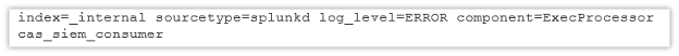 Consume events search query