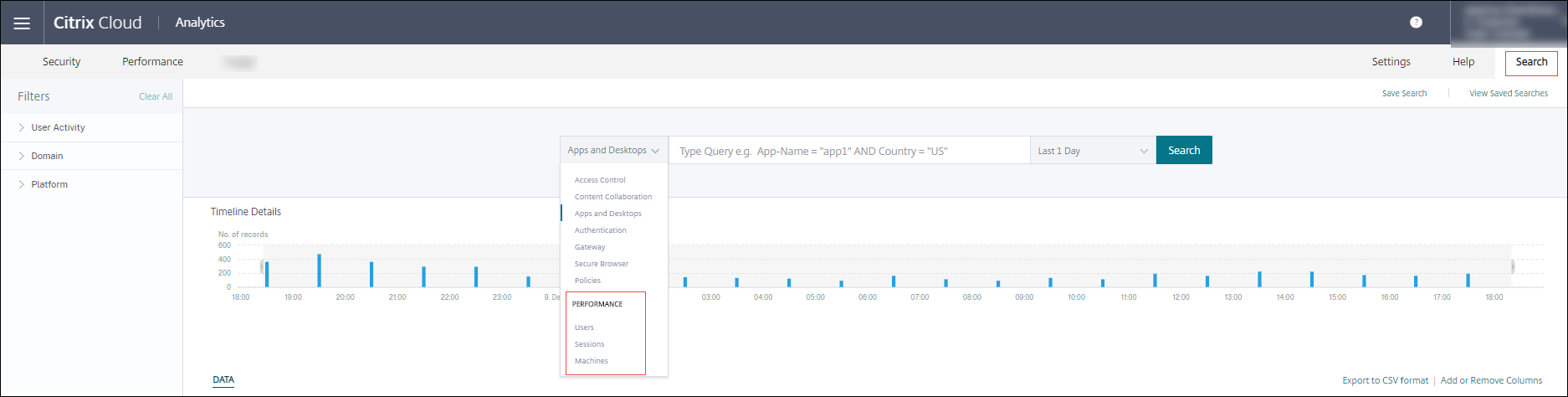 Performance select