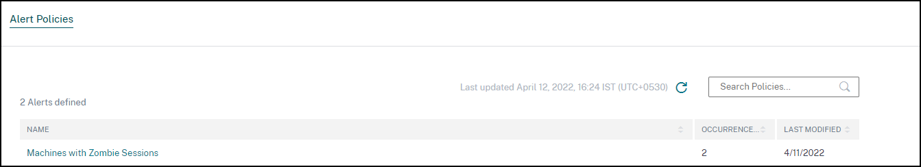 Zombie alerts disable