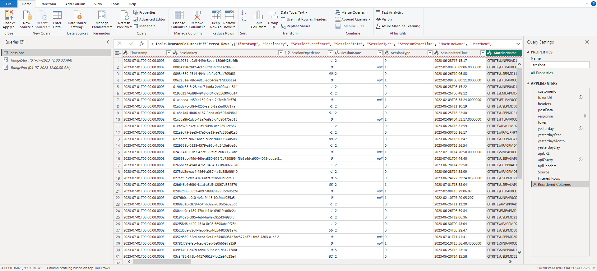 Data source access
