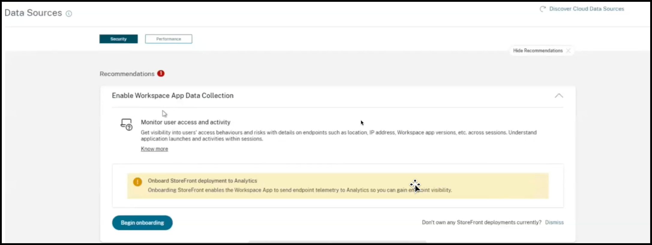 Review Recommendations Panel