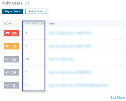 Risky user pane