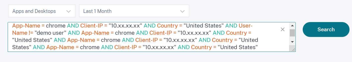 Multi-line query