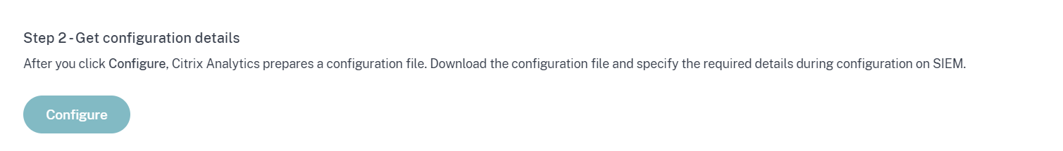 Configure SIEM