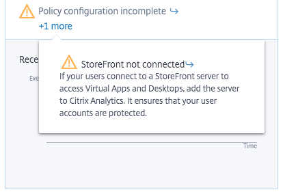 StoreFront warning
