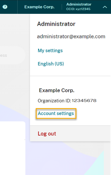 Account Settings