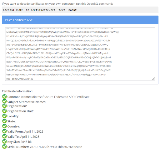 Decode Openssl command