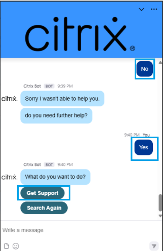 Help get support