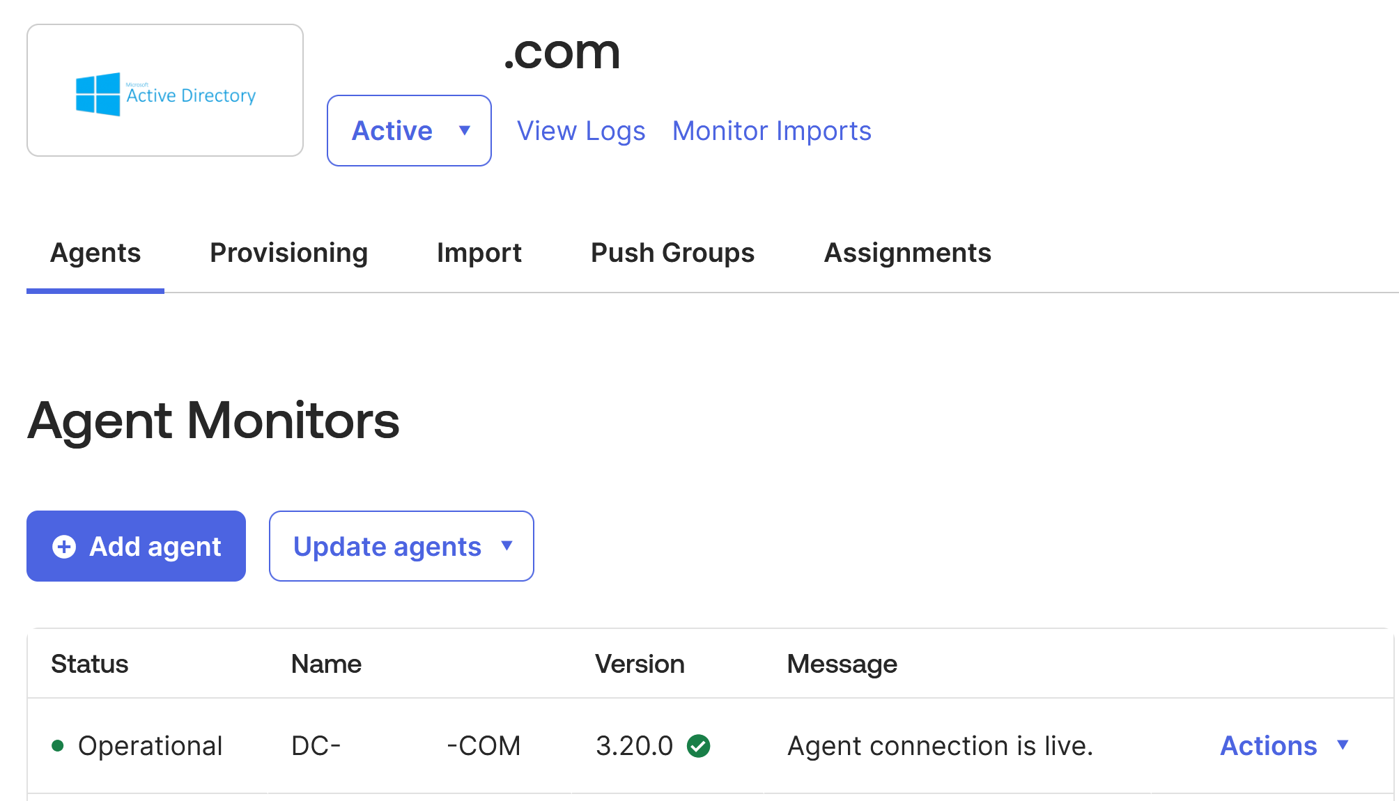 Okta OIDC ADAgent