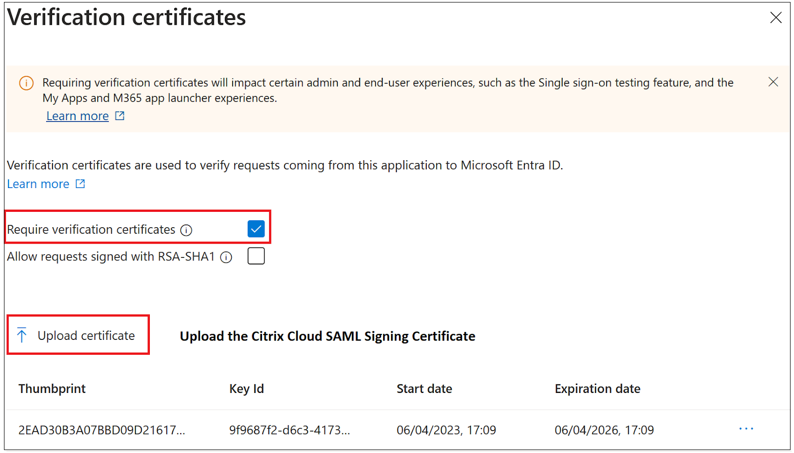 Verification Certificate