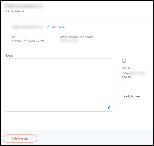 Image details display
