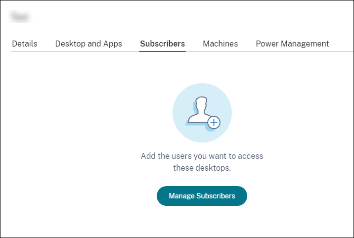 Manage Subscribers dialog box