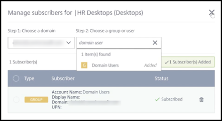 Add users to catalog