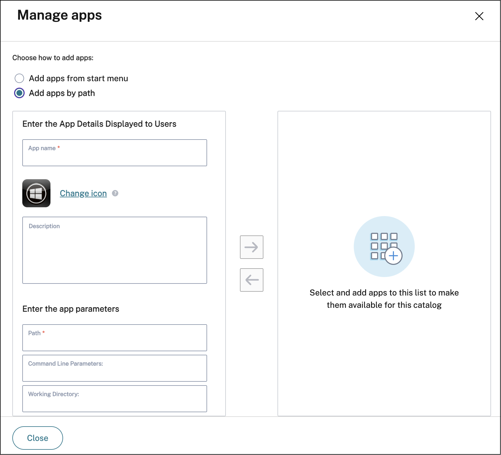 add apps