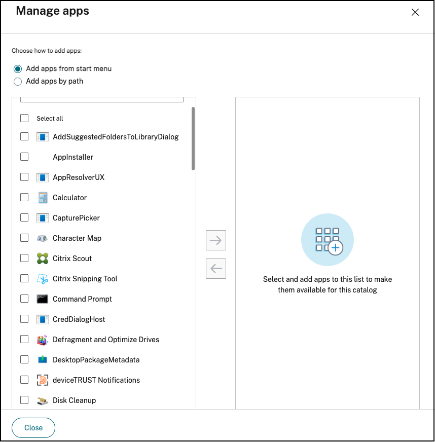 add apps
