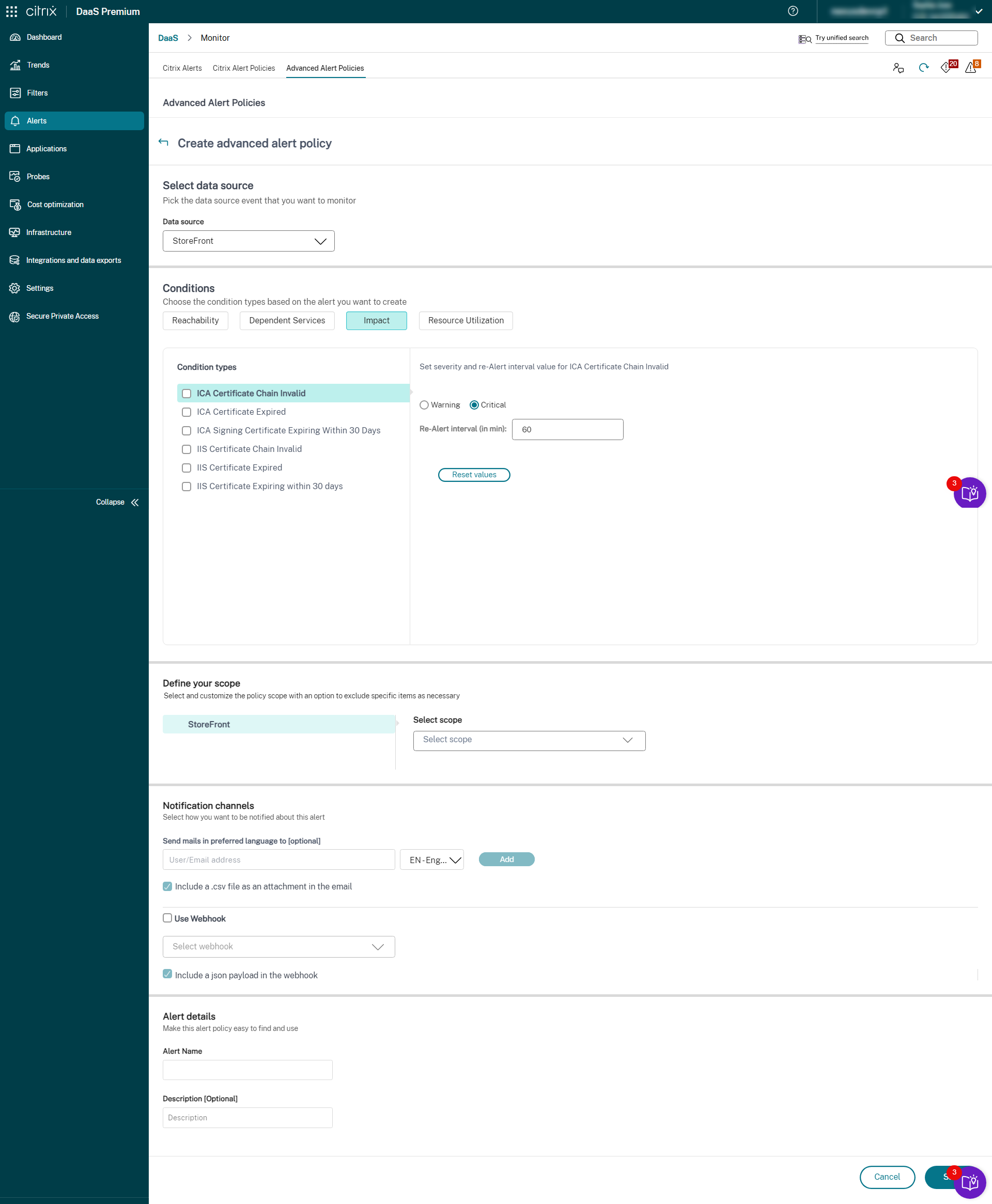 Provisioning service