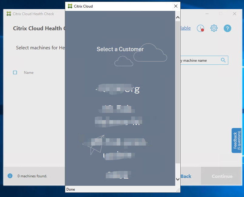 Cloud health check retrieve 2