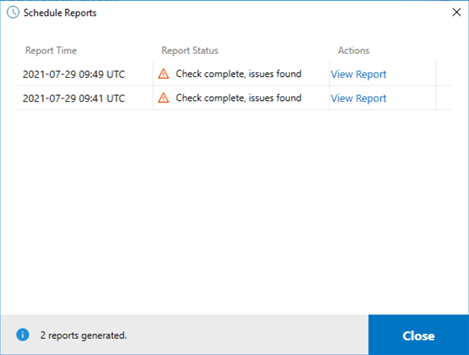 Cloud health check scheduler 14