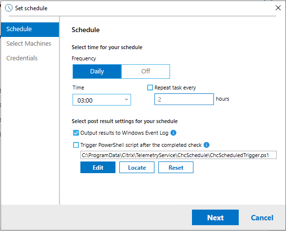 cloud health check scheduler 3