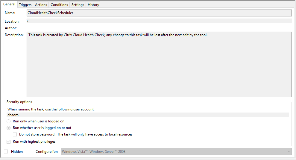 cloud health check scheduler 6