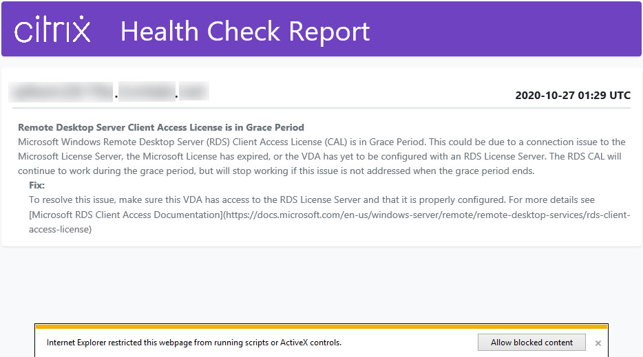 Cloud health check 12