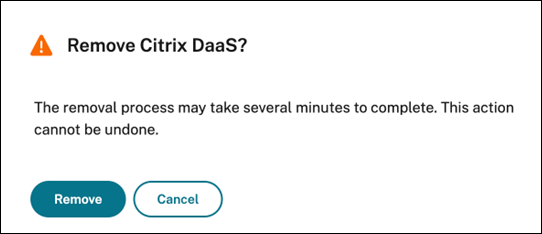 Remove a service dots menu