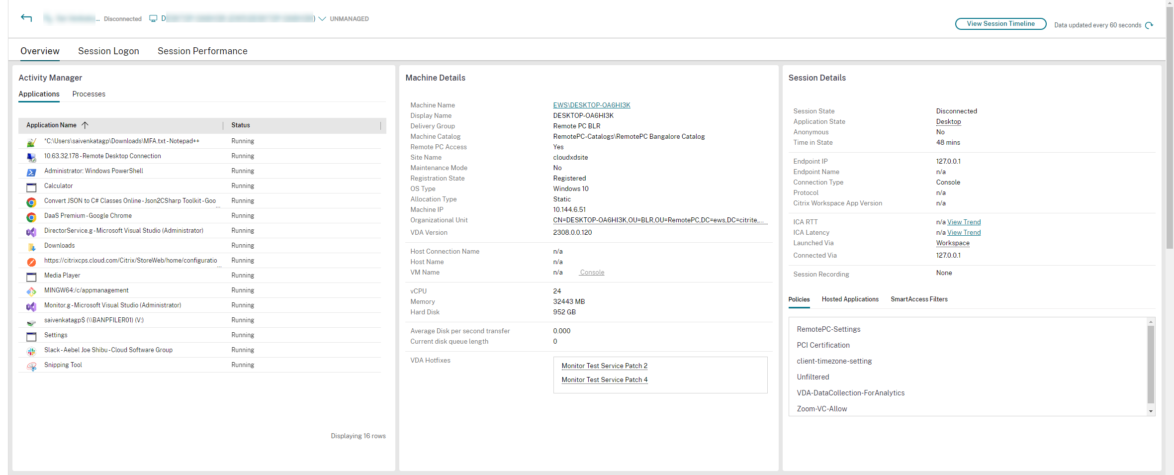 Search with user name