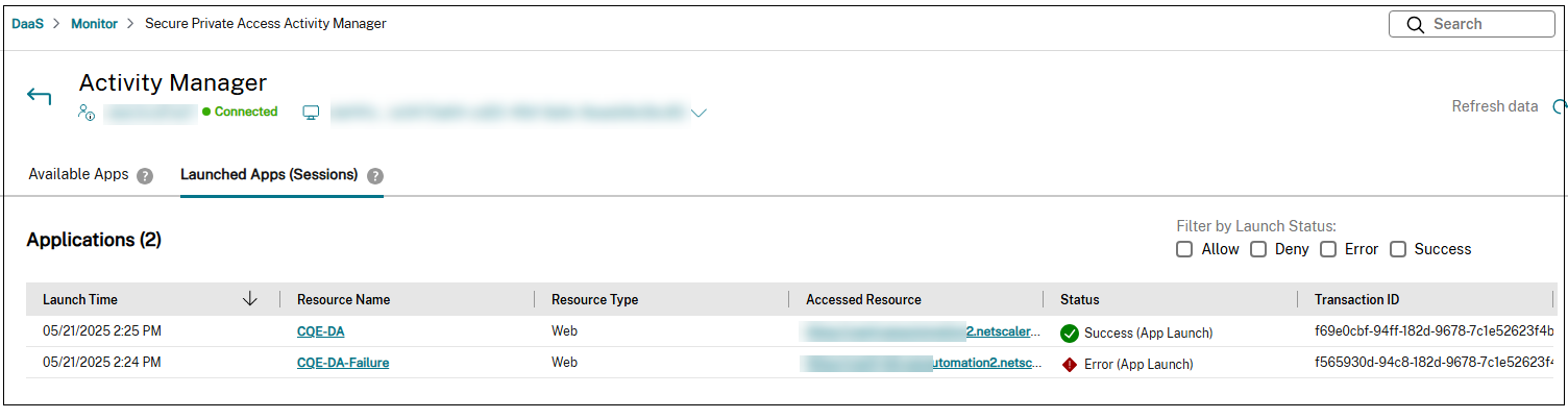 Activity Manager