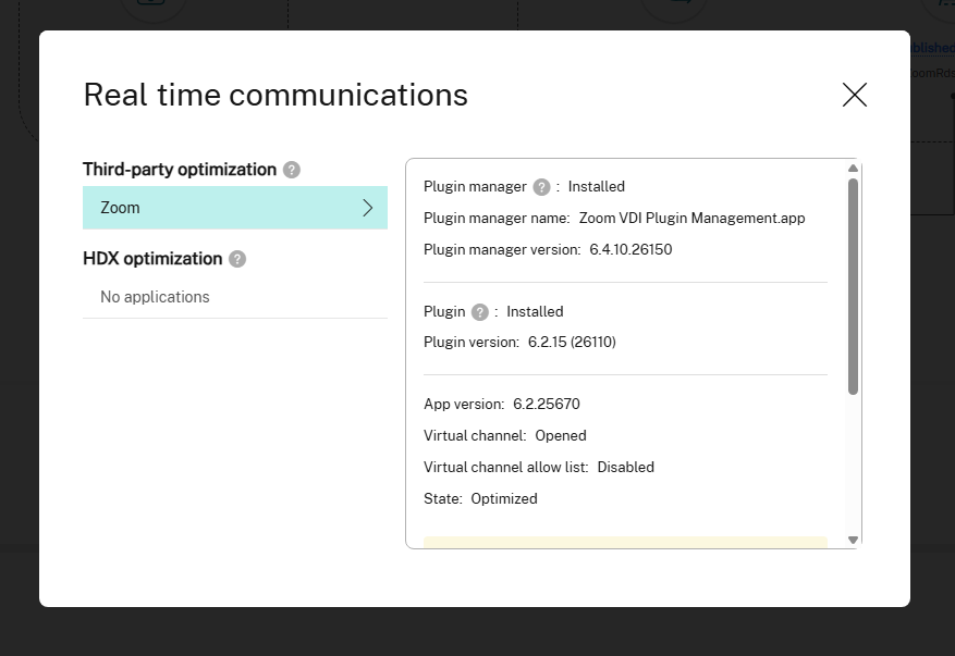 Zoom Real time communication
