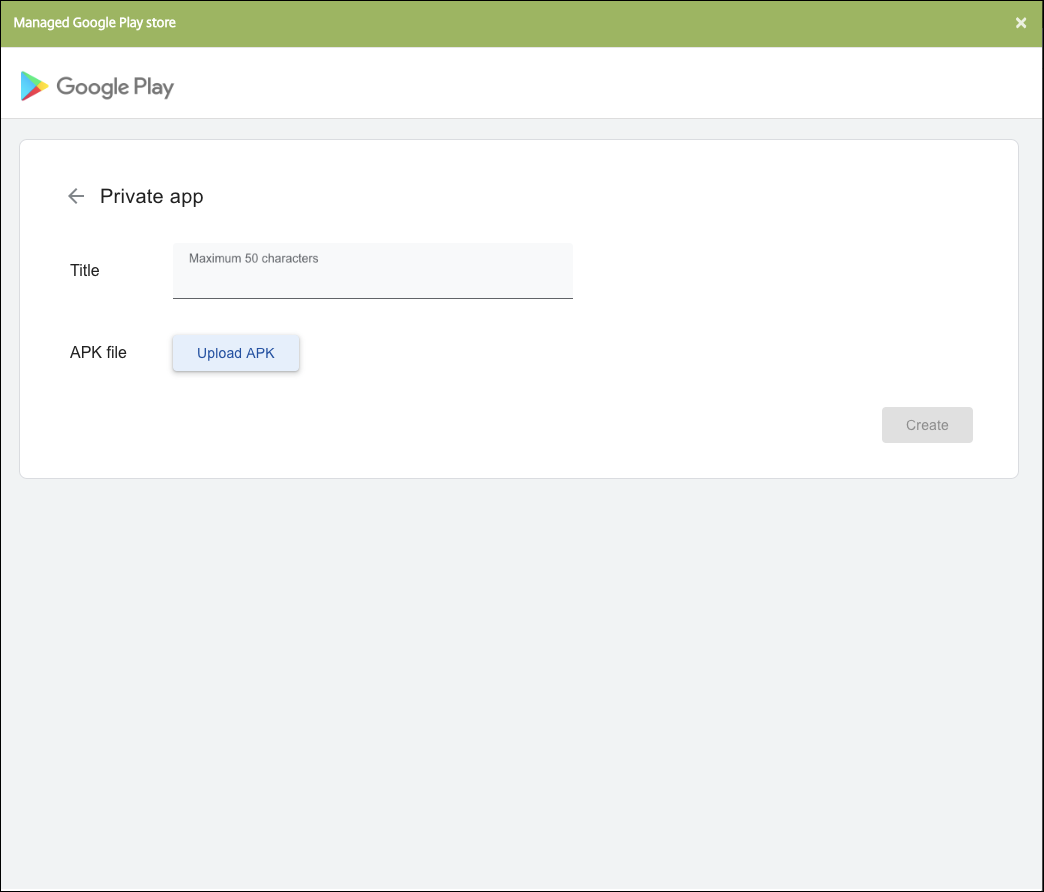 Add an apk file
