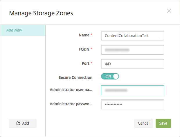 ShareFile configuration