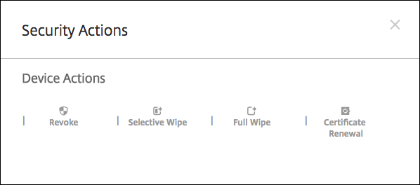 Certificate Renewal in Security Actions