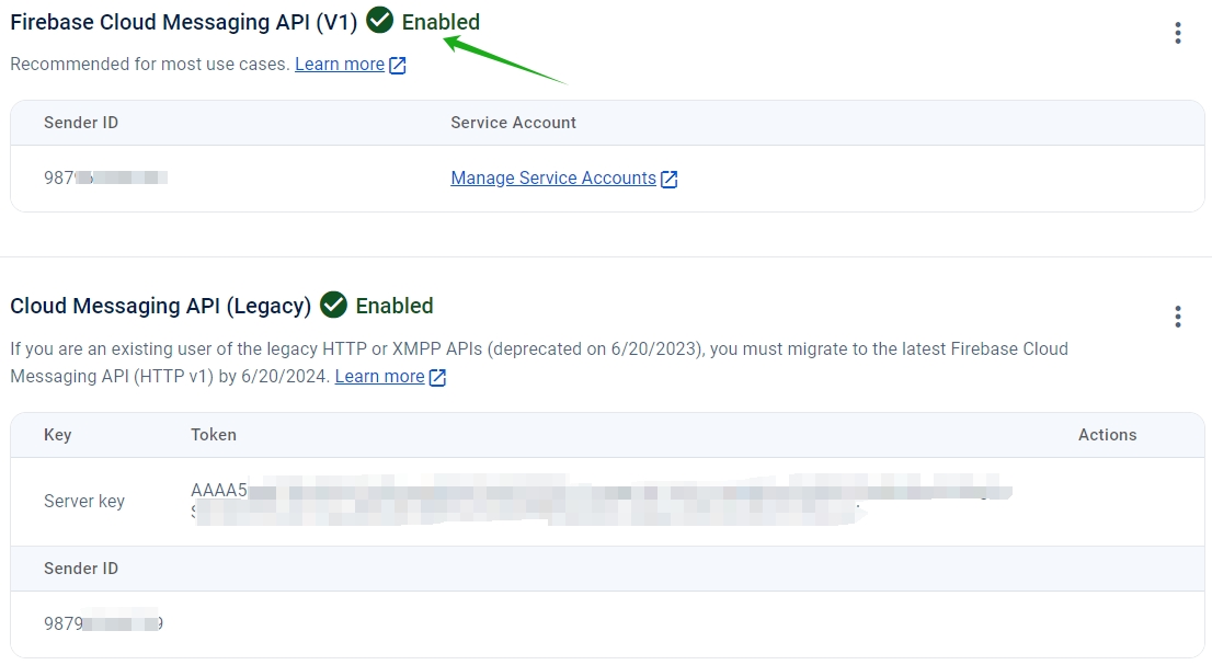 Enable FCI