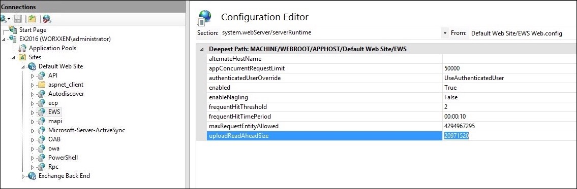 IIS Manager Console