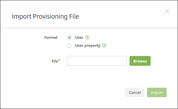 User management