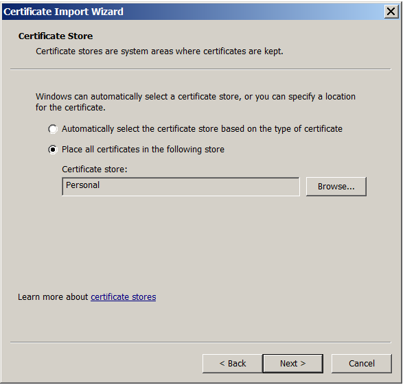 SmartAccess configuration
