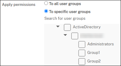 Citrix Endpoint Management RBAC configuration