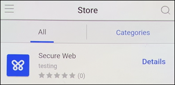 Citrix Secure Hub store