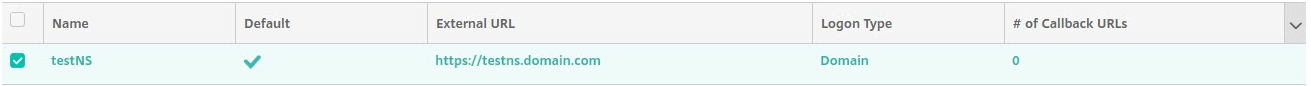 NetScaler Gateway configuration screen